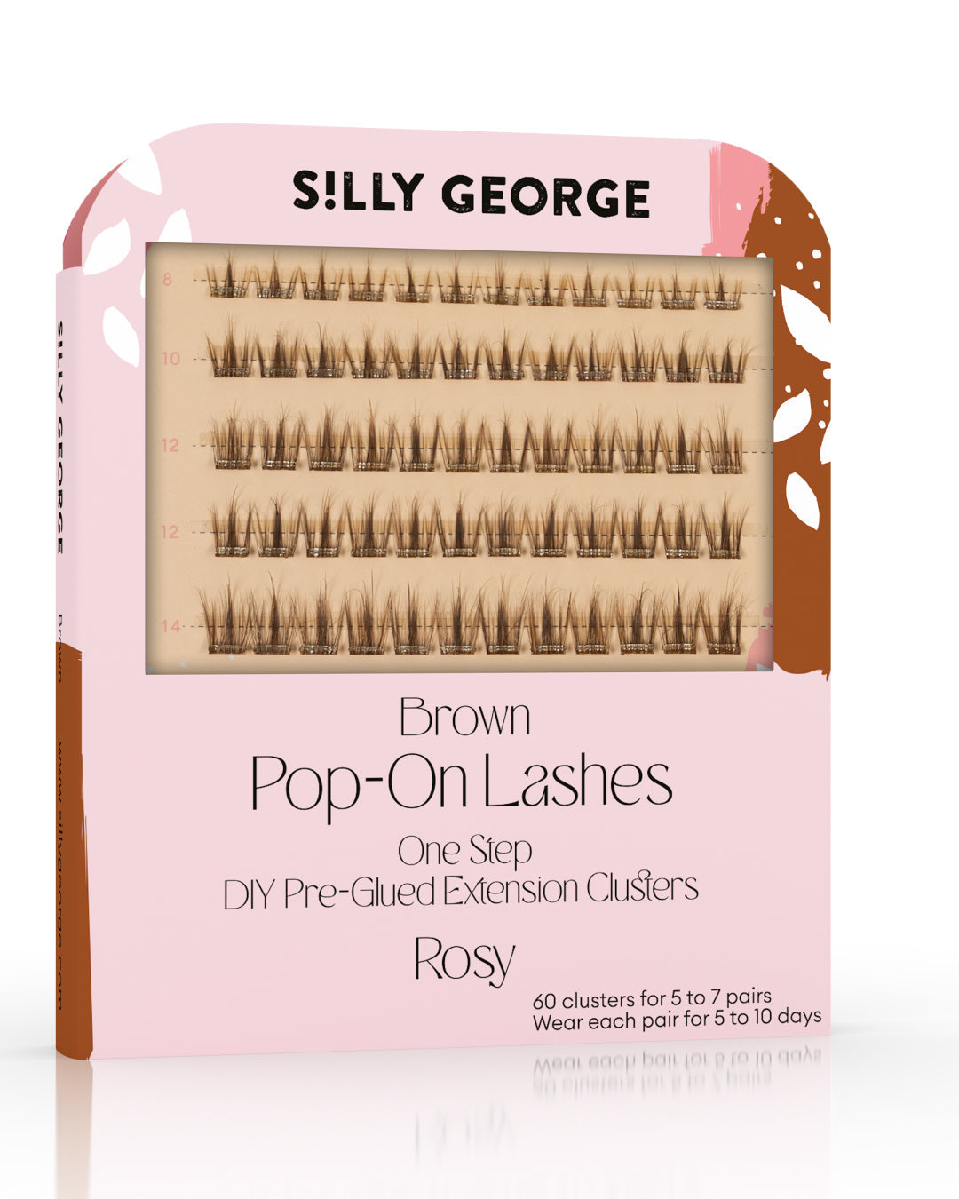 Rosy | Pop-On Lashes: The Extensions Set - Silly George