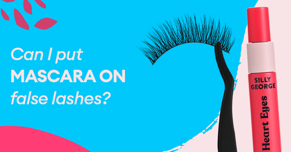 Can I put mascara on false lashes?