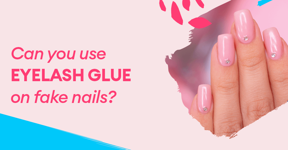 Can you use eyelash glue on fake nails?