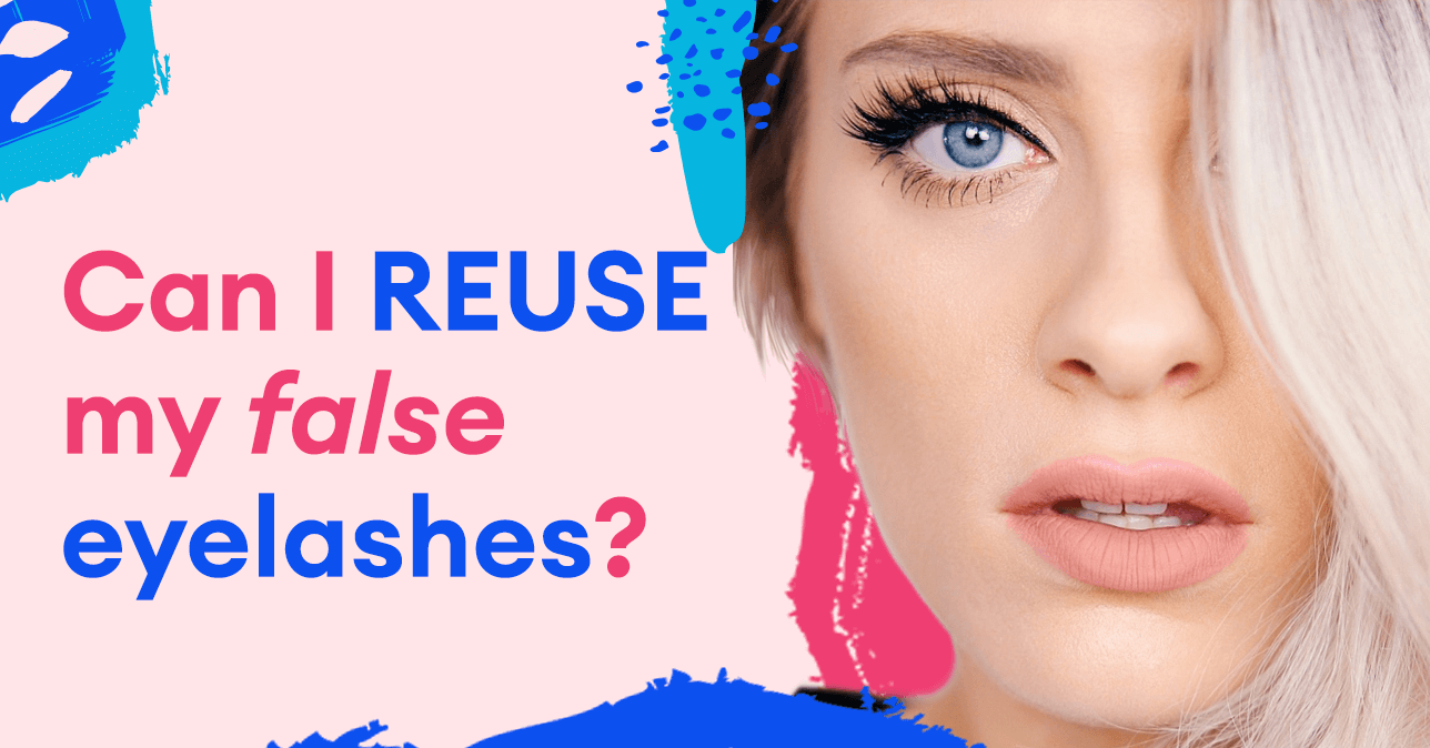 Are fake eyelashes reusable?