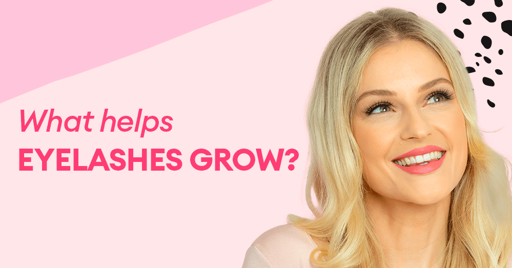 What helps eyelashes grow?