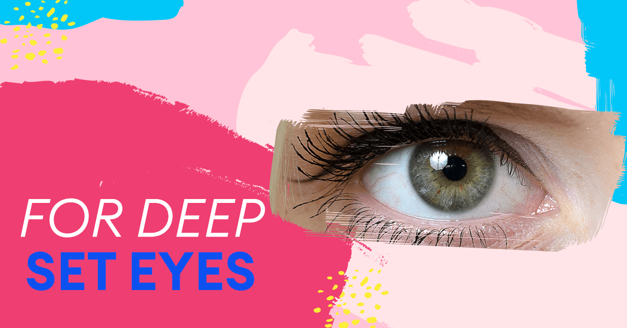 deep set eyes