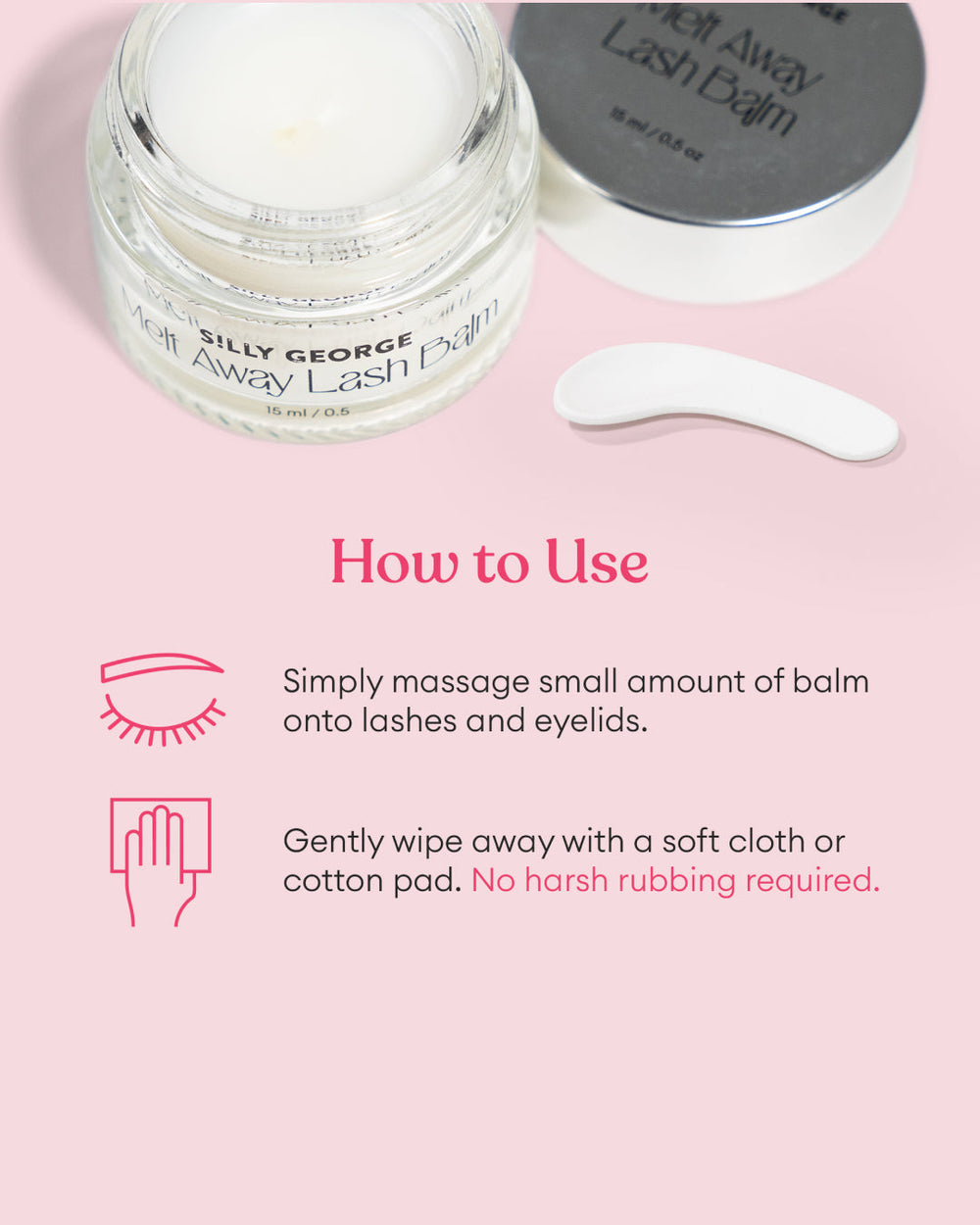 Melt Away Lash Balm - Silly George
