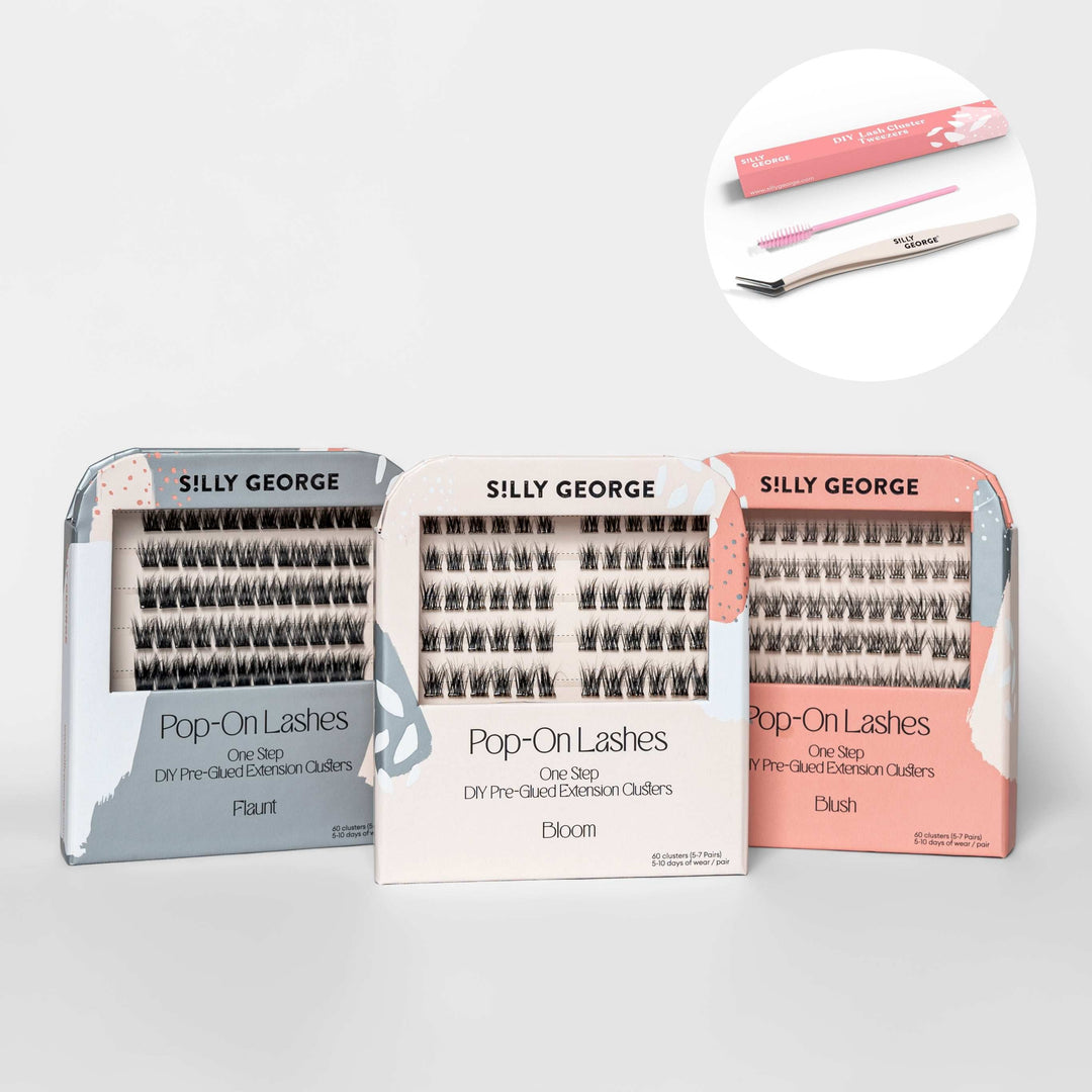 Pop-On Lashes 3 Pack - Silly George