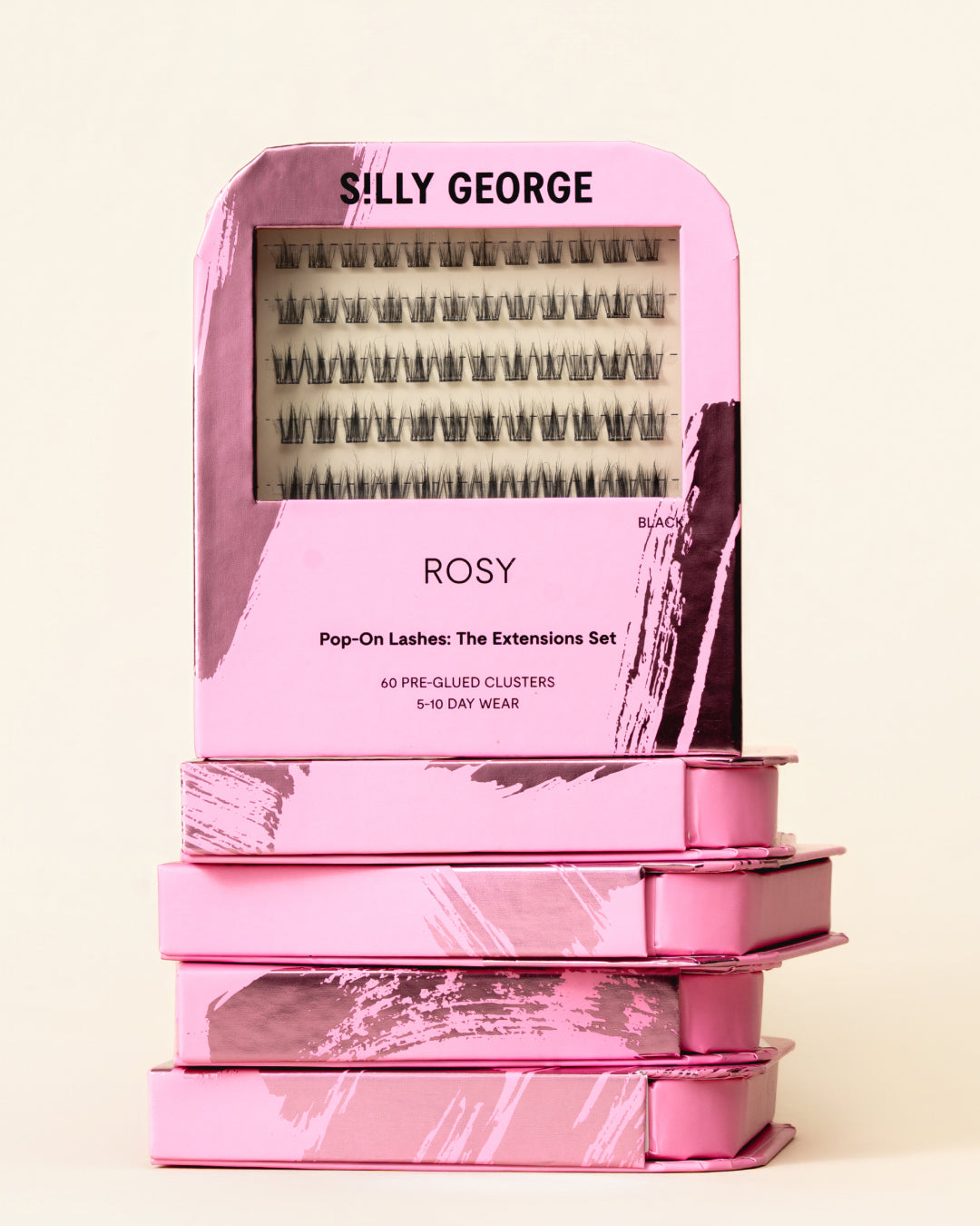 Pop-On Lashes: Build-Your-Own Trio (Bonus FREE Tweezers & Spoolie) - Silly George
