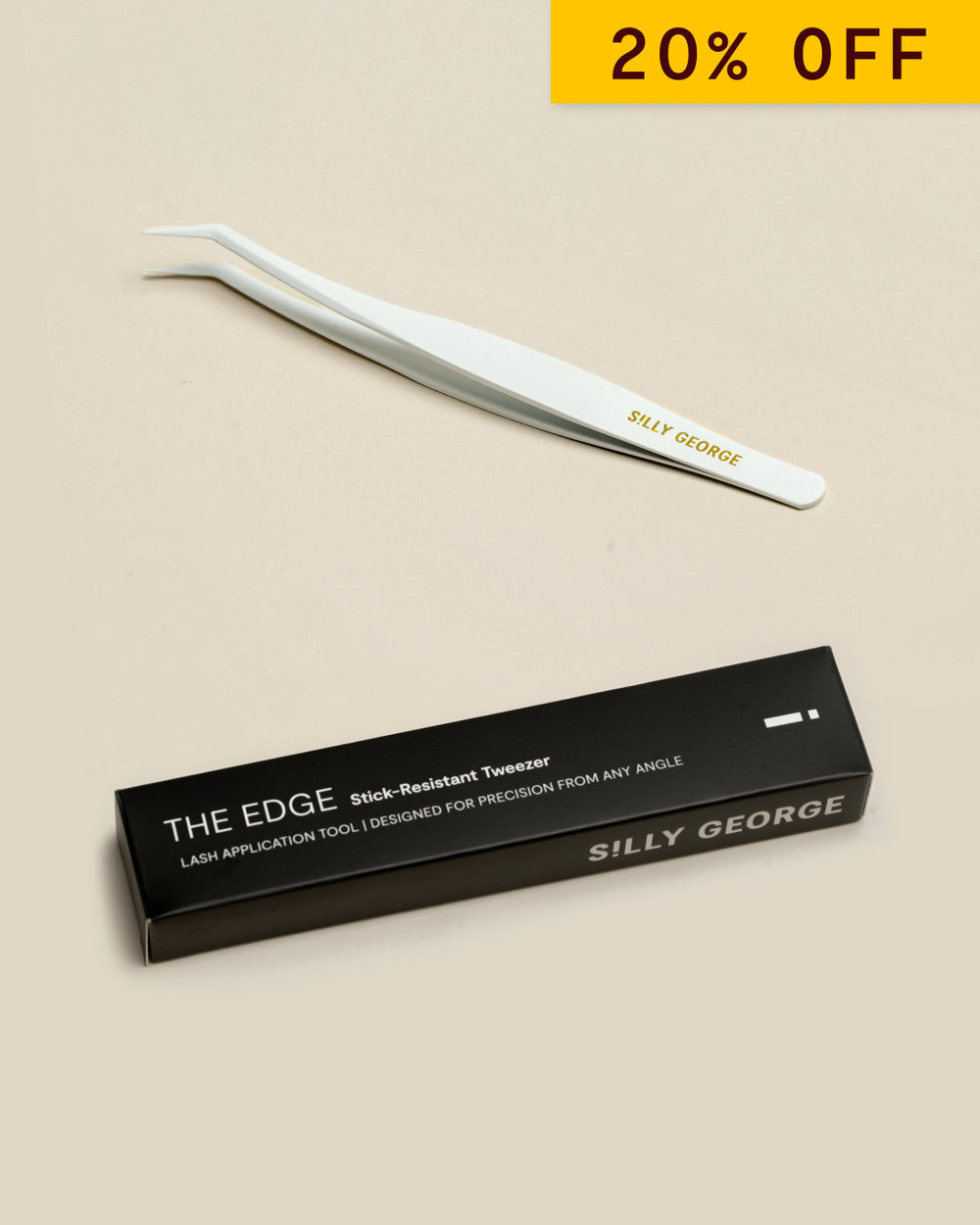 The Edge Stick-Resistant Tweezer