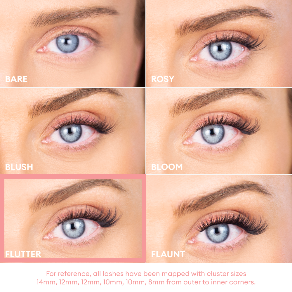 Flutter Pop On False Eyelash Clusters Silly George