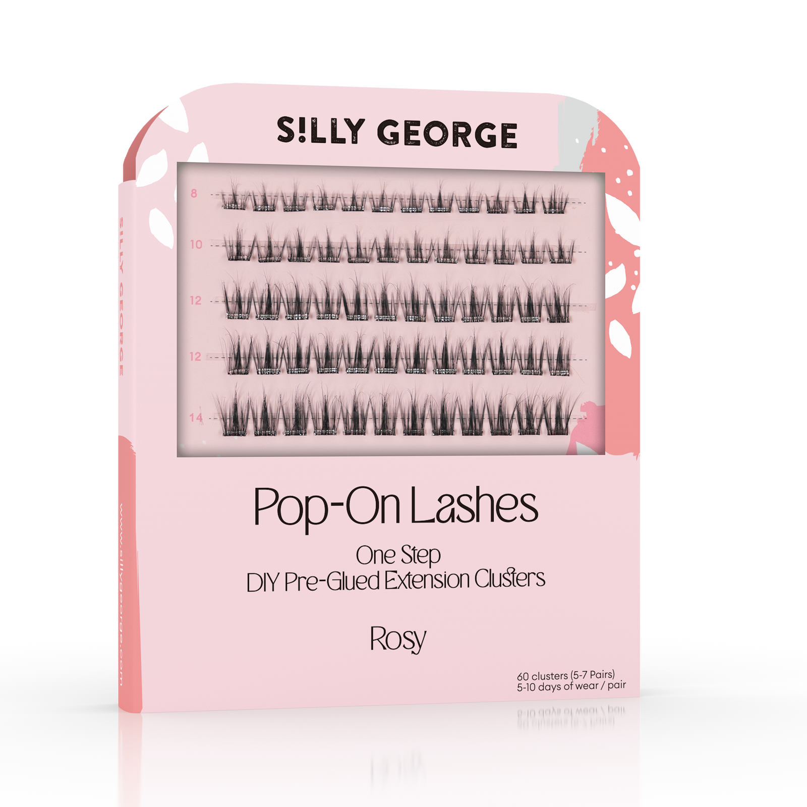 Pop-On Lashes - Style Rosy (Most Popular)