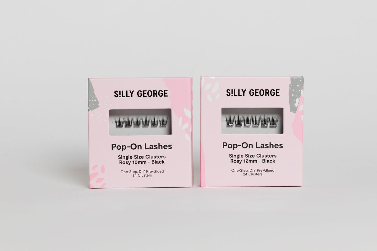 Rosy | Pop-On Lashes: Single Size Clusters