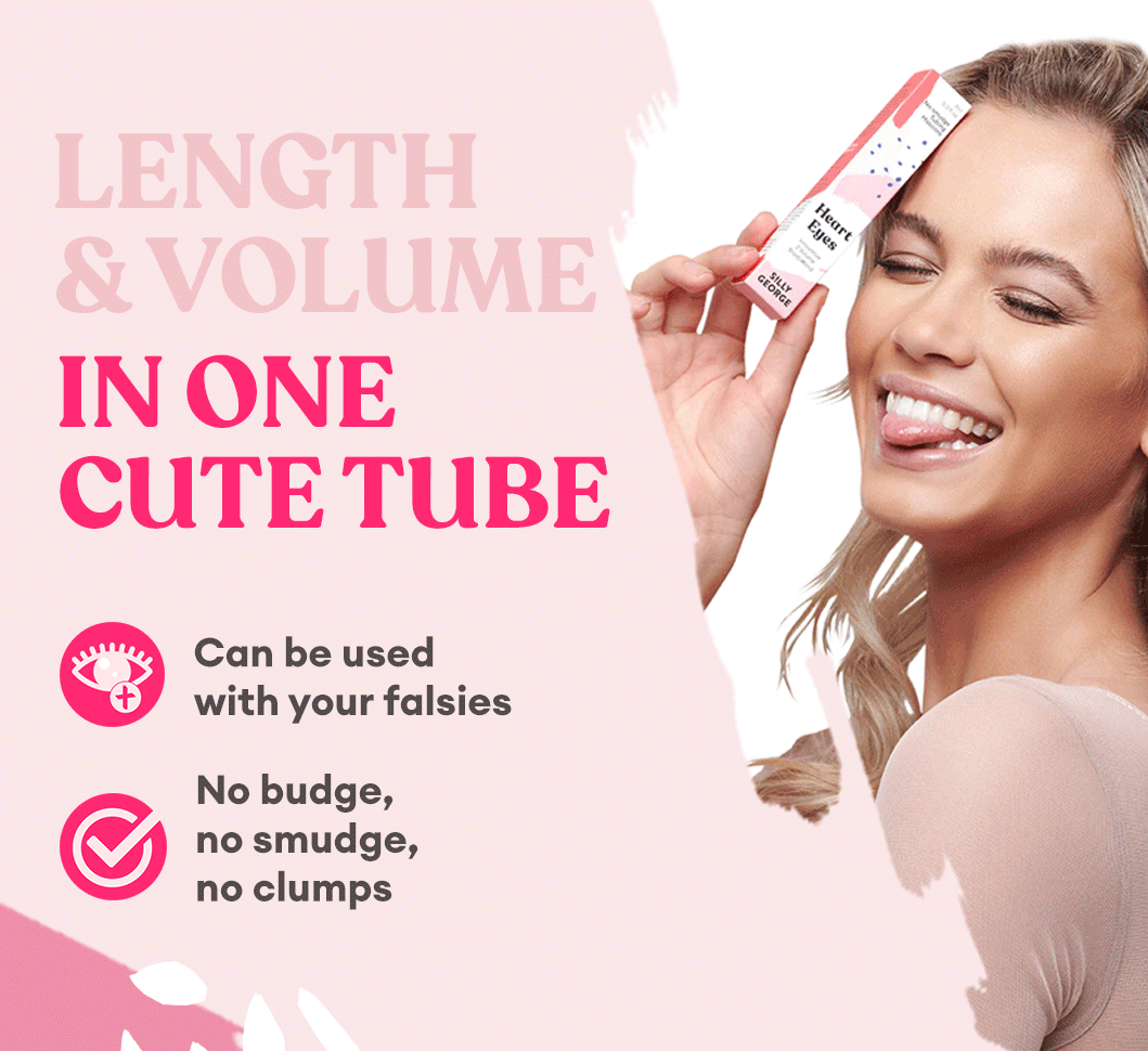 Length & Volume In One Cute Tube. Can be used with your falsies. No budge, no smudge, no clumps