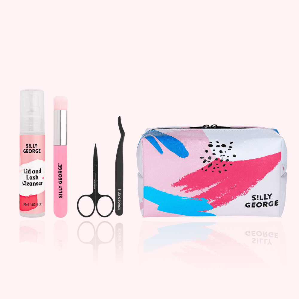 Lash Cleaning Kit - Brush & Lid Cleanser - Silly George