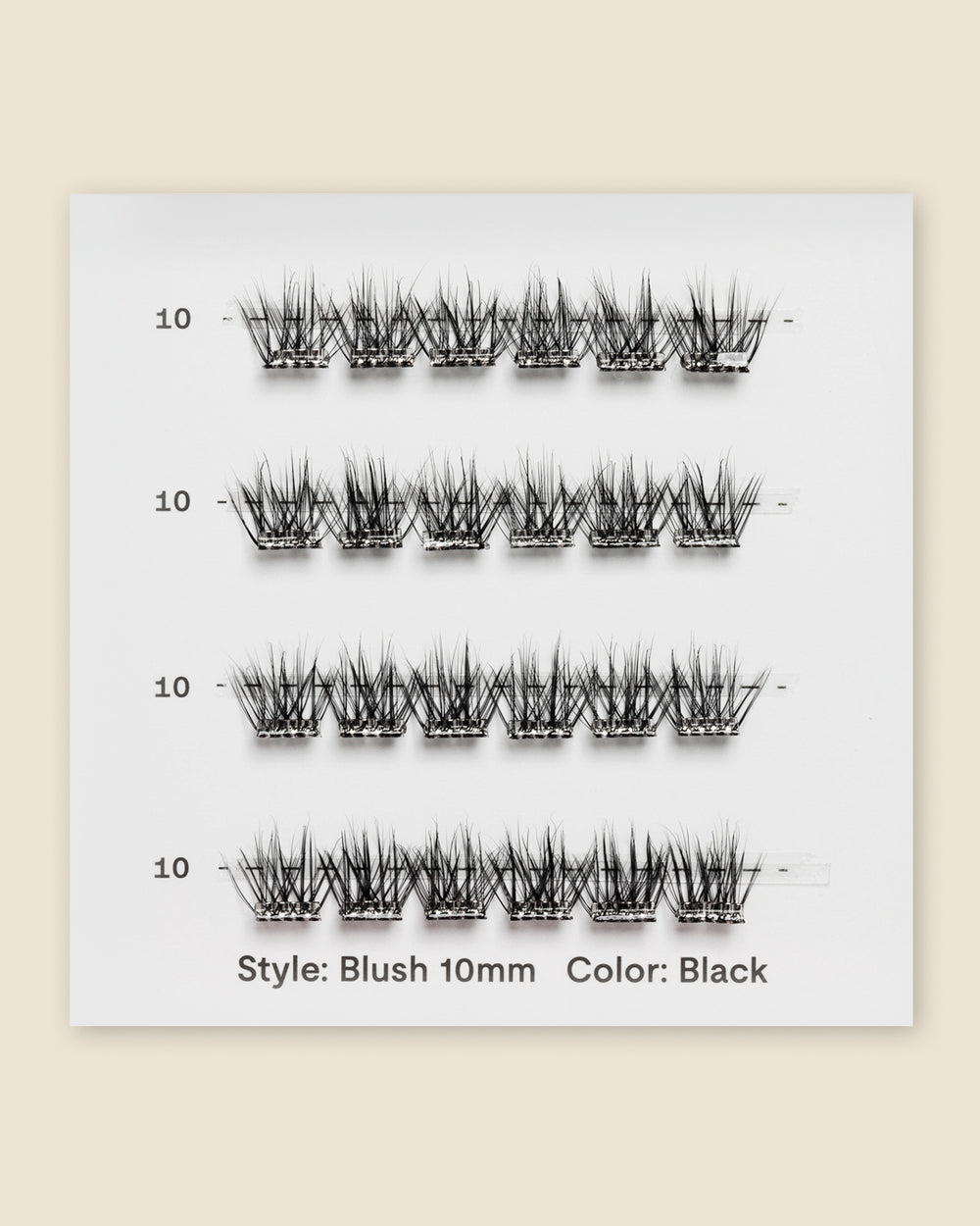 Blush | Pop-On Lashes: Single Size Clusters