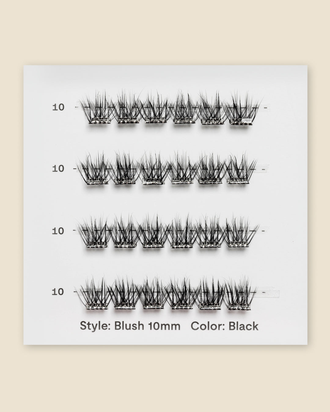 Blush | Pop-On Lashes: Single Size Clusters