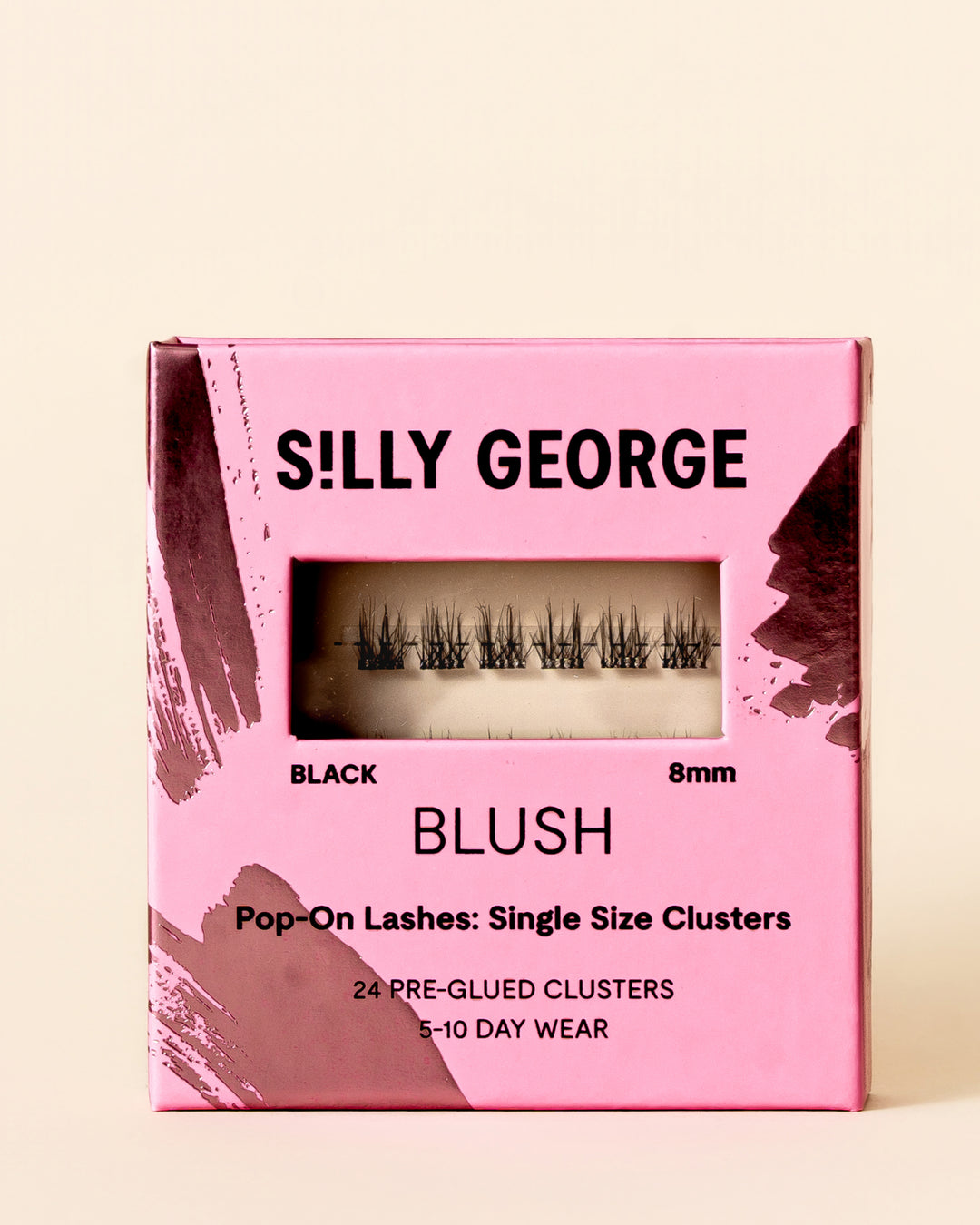 Blush | Pop-On Lashes: Single Size Clusters