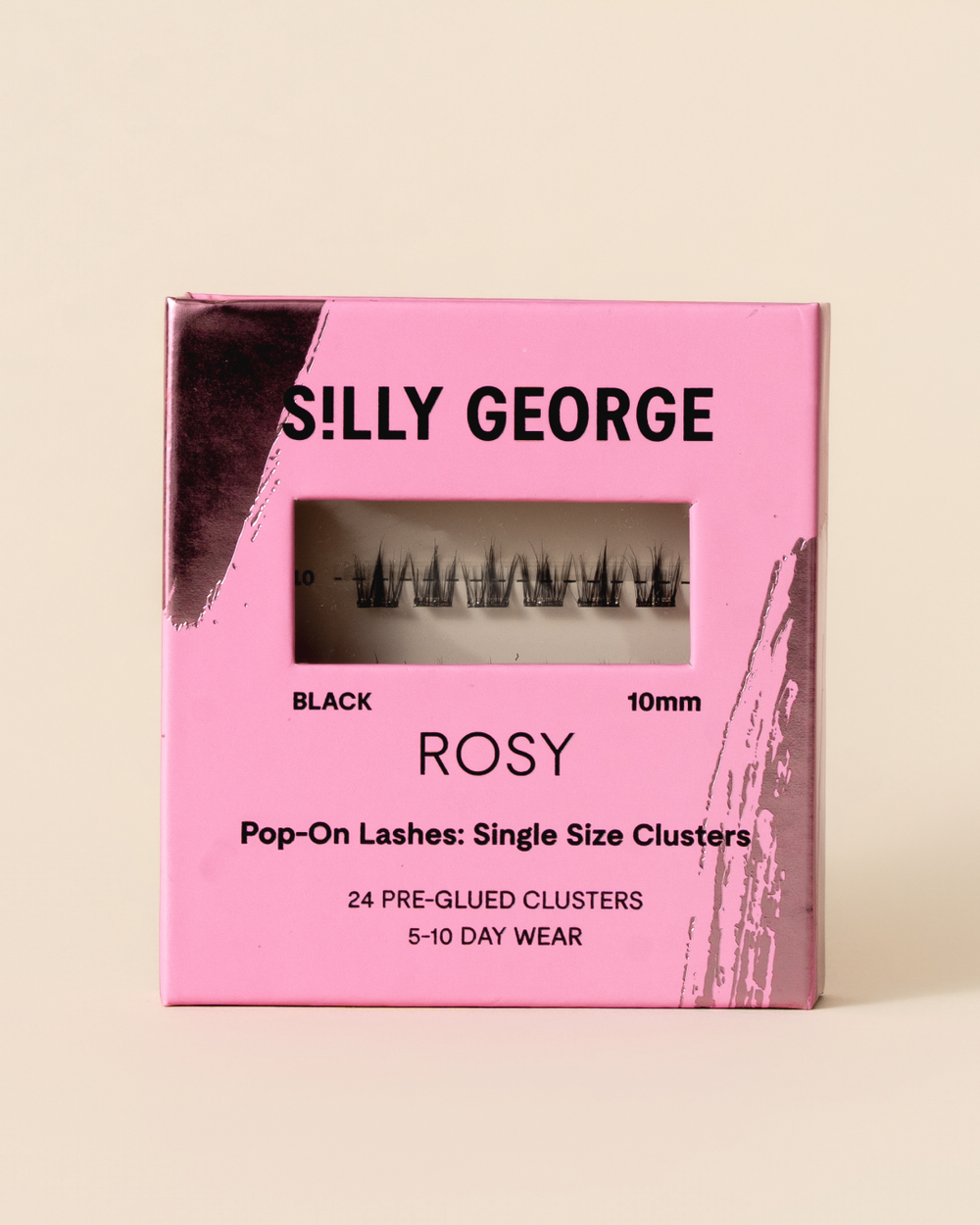 Rosy | Pop-On Lashes: Single Size Clusters