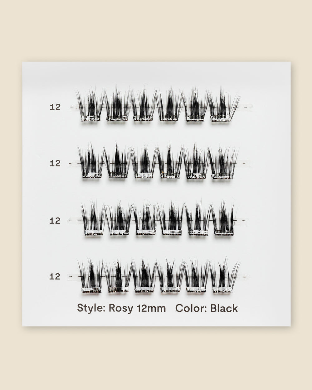Rosy | Pop-On Lashes: Single Size Clusters