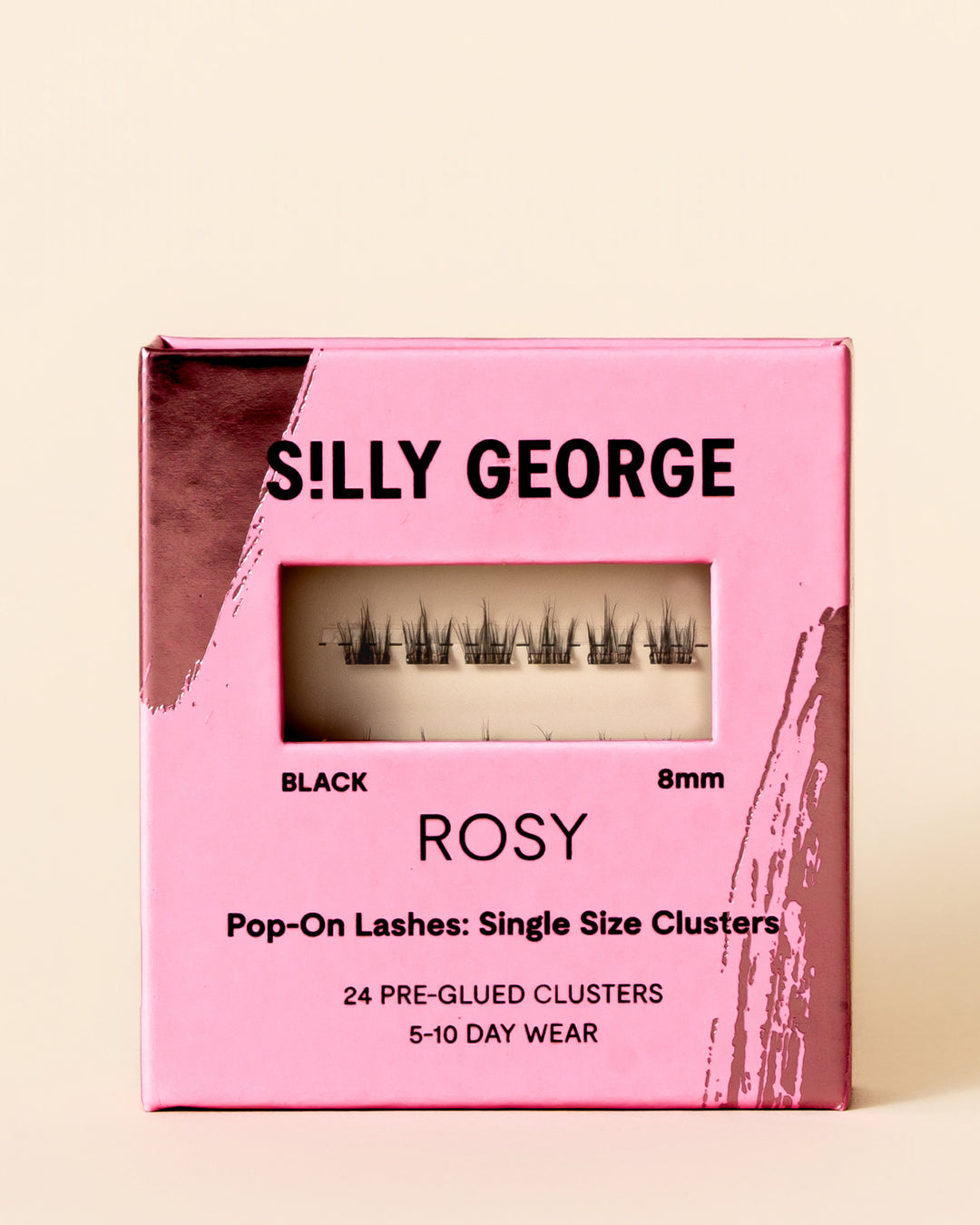 Rosy | Pop-On Lashes: Single Size Clusters